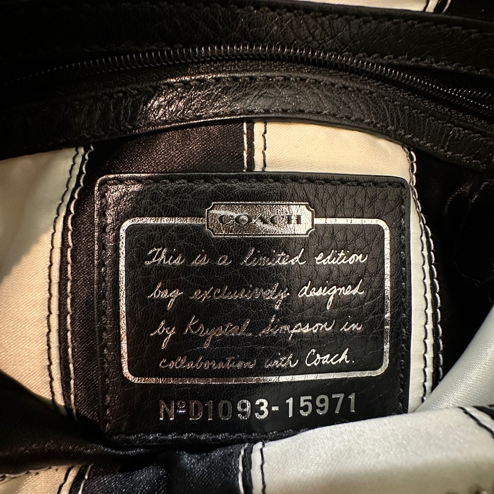 Krystal Simpson x Coach Limited Edition Fringe Leather Bag Boho Vintage - Picture 5 of 16